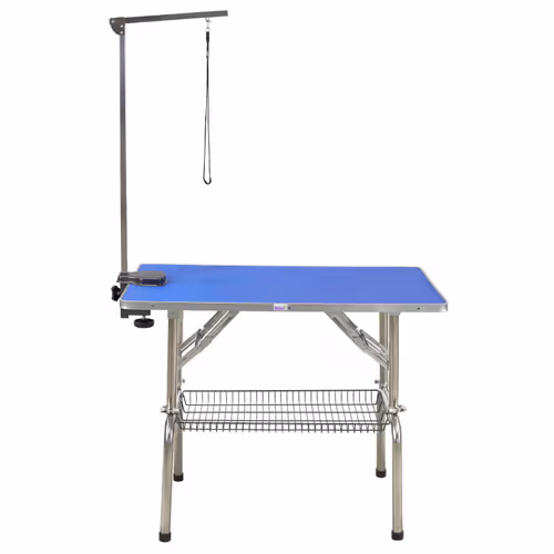 Grooming sto za pse – 95 x 55 cm, plavi