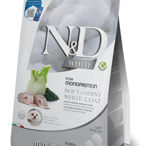 N&D White Dog sea bass, spirulina & fenel Mini 2kg
