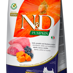 N&D Pumpkin Lamb&Blueberry Mini 800g