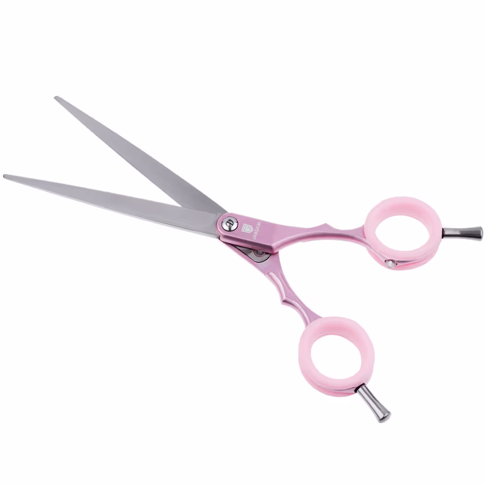 Prave makaze za pse 6.5" – Pink - Image 3