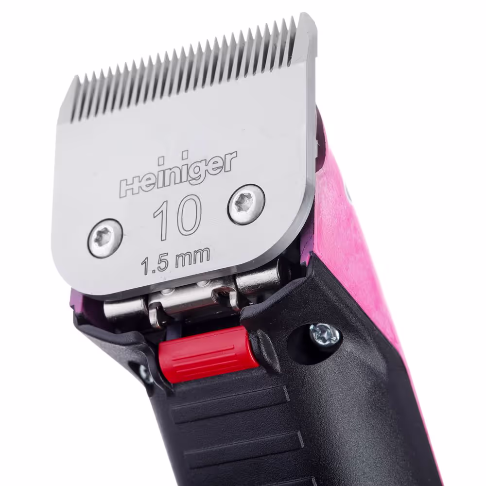 Heiniger Saphir pink sa šapicama, profesionalna mašina za šišanje pasa - Image 3