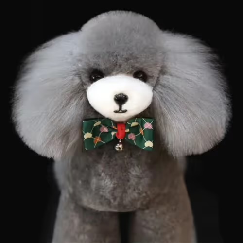 Mr. Jiang Teddy Full Body Hair – siva dlaka za grooming lutku malu - Slika 6
